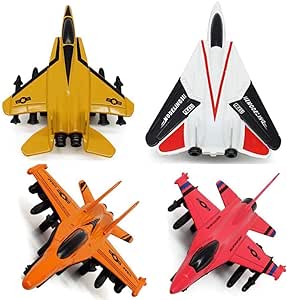 Diecast Pullback Air-planes Model Set of 4