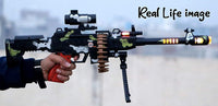 Superior Light-up Military Mission Moving Bullets Gun