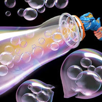 2in1 Electric Dinosaur Colorful Bubble Blowing Gun