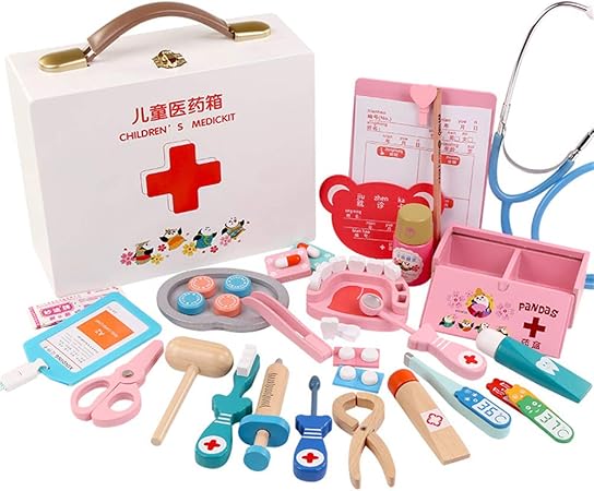 Wooden Doctor Kids Medical Kit