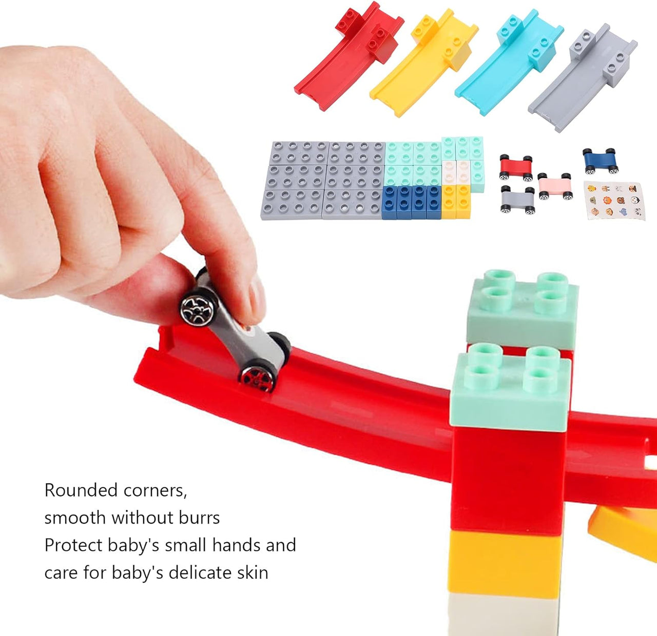30Pcs Manual Glider Car Building Blocks