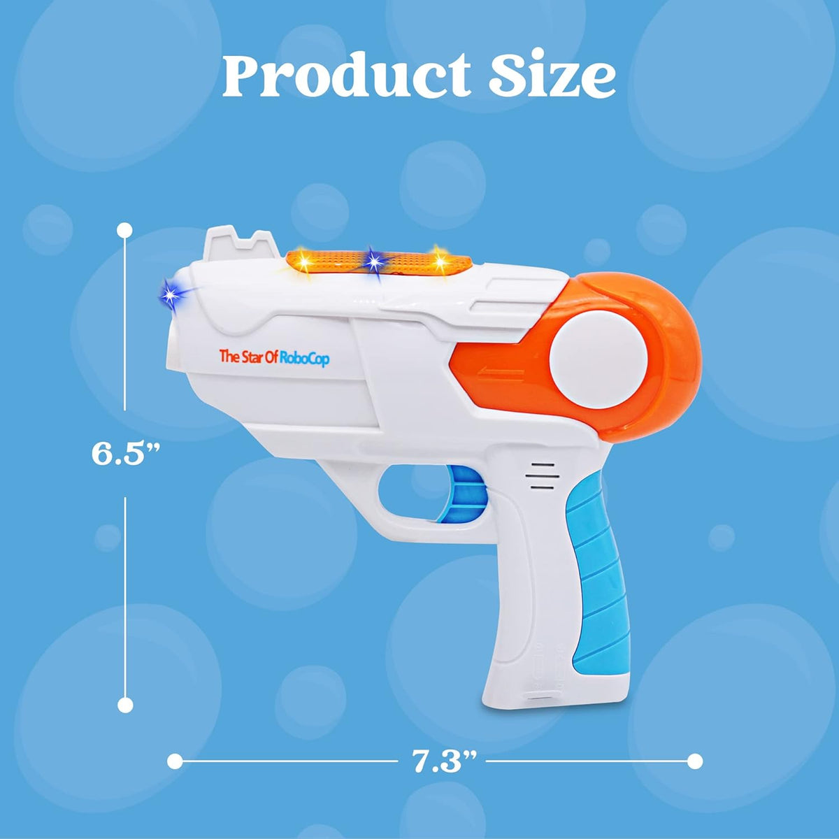 Battery Operated Cool Bubble Gun With Light & Sound