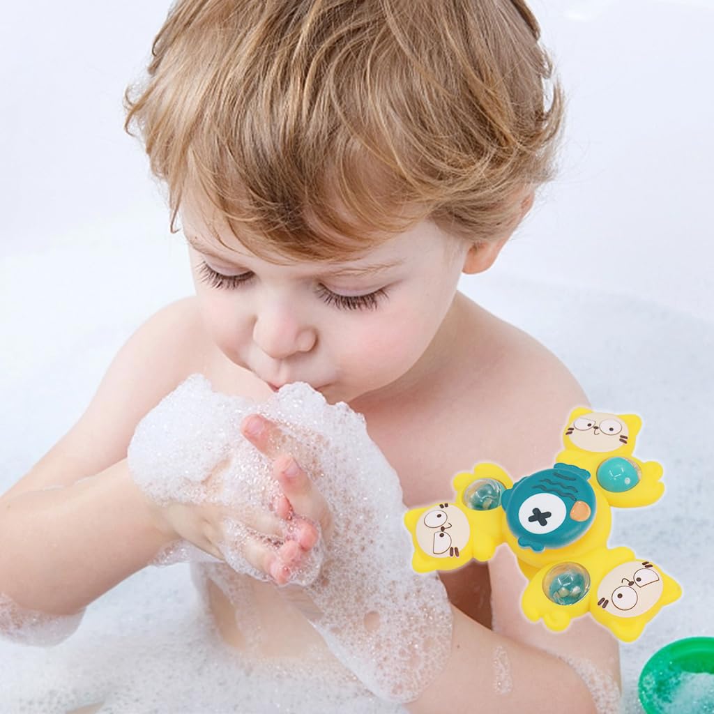 3Pcs Animal Shape Baby Spinning Rattles