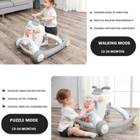 Multi-functional Baby Activity & Musical Walker - Gray