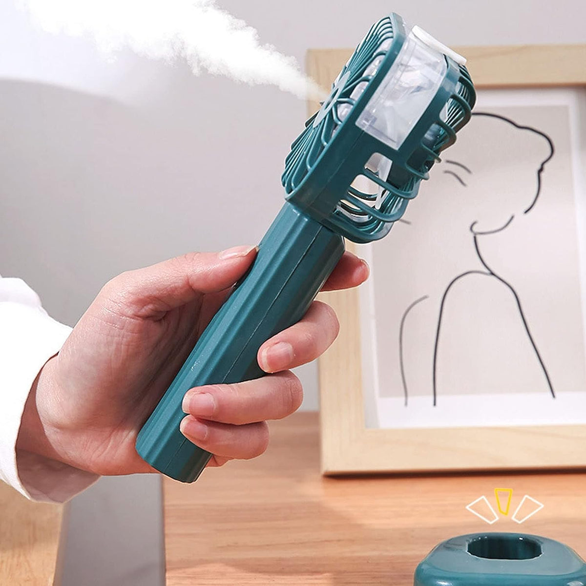 3 In 1 Mini Spray Fan With USB Cable