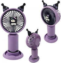 Rechargeable Kuromi Handheld Mini Fan