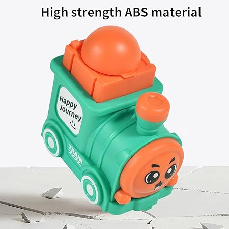 Press & Go Cartoon Mini Train - 1Pc
