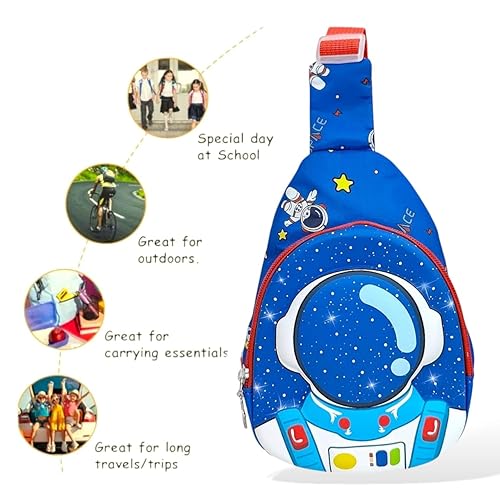 Mini Spaceman 3D Shell Kids Sling Bag