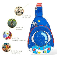 Mini Spaceman 3D Shell Kids Sling Bag