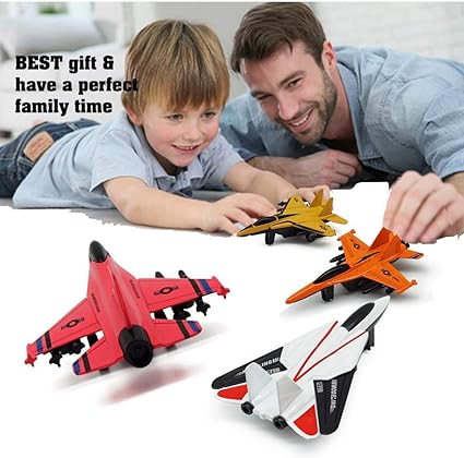 Diecast Pullback Air-planes Model Set of 4