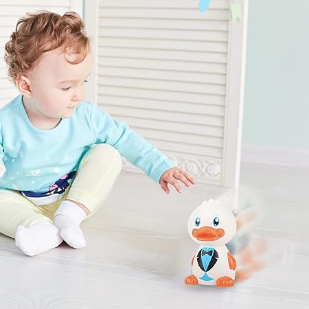 Press & Go Cute Friction Duck - 1Pc
