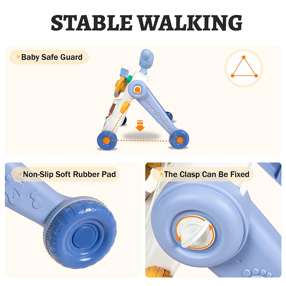 6in1 Multi-functional Baby Ride-on Activity Walker