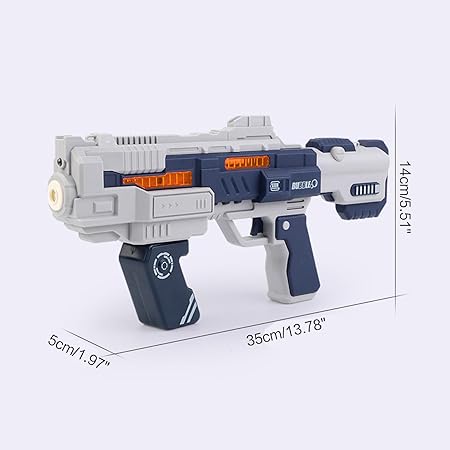 Battery Operated Colorful Bubble Gun With Light & Sound