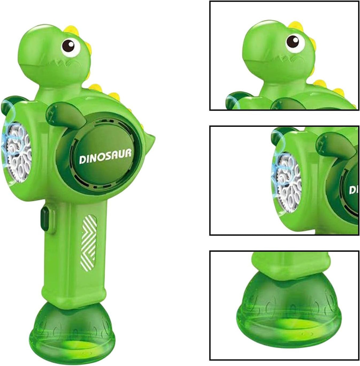 Battery Operated Dinosaur Colorful Bubble Wand