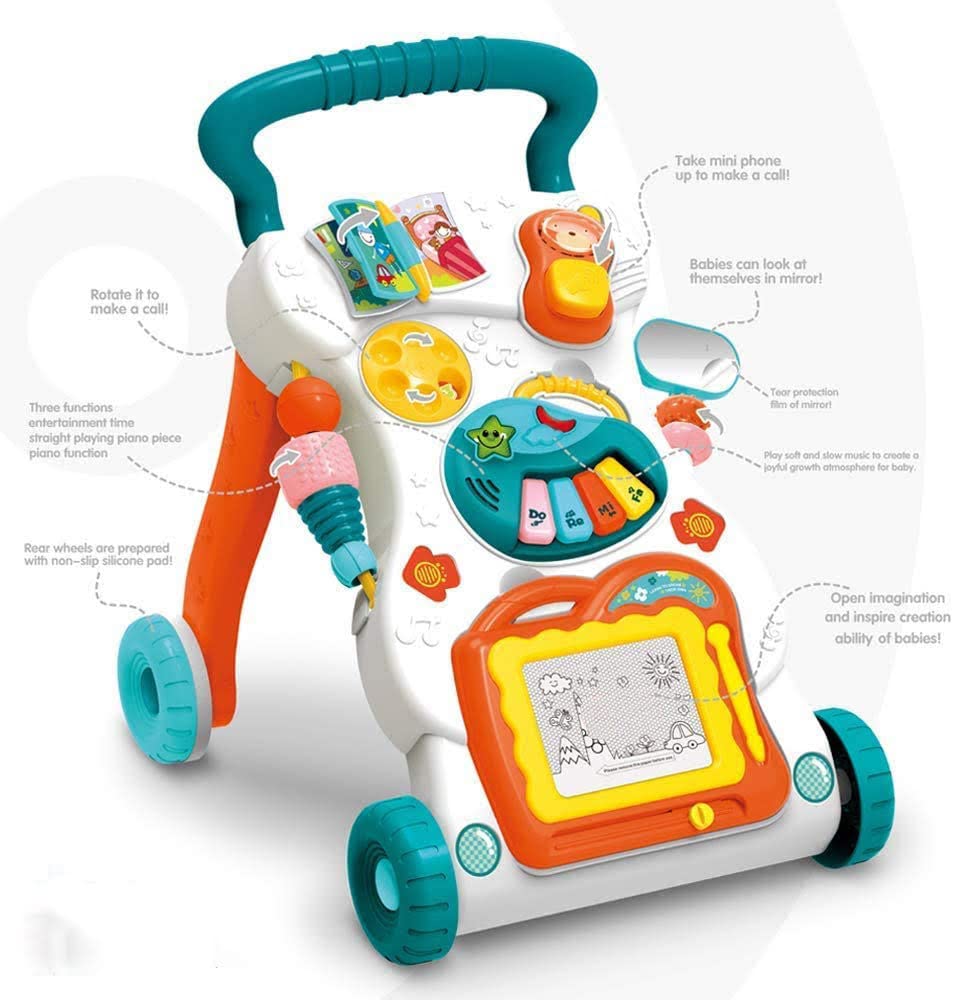 Huanger Musical Walker With Gadgets For Baby