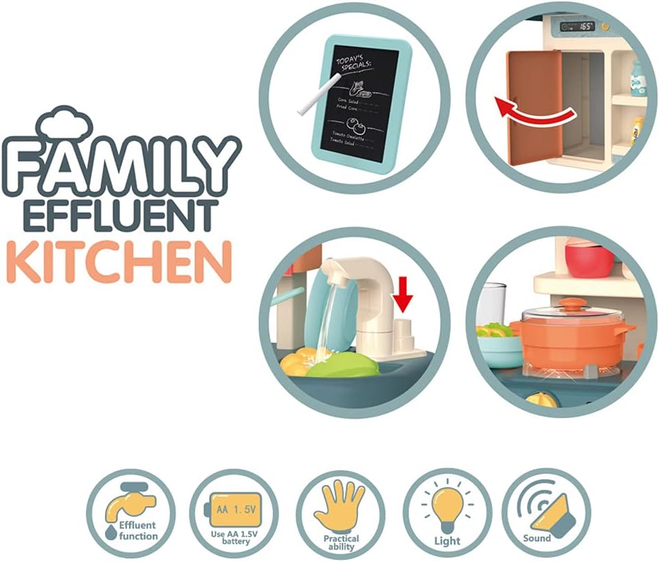 Water & Steam Modern Kitchen Set - 42Pcs