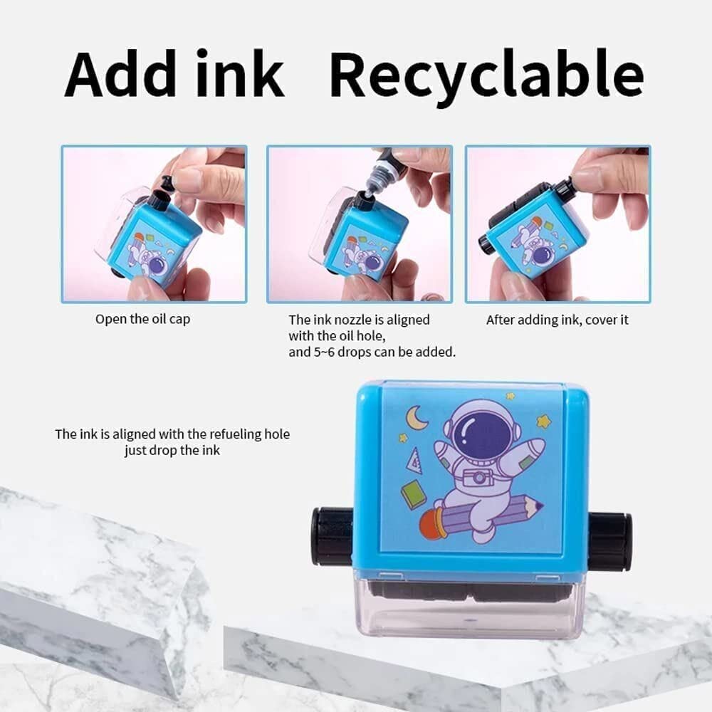 Educational Mathematical Rolling Stamp For Kids