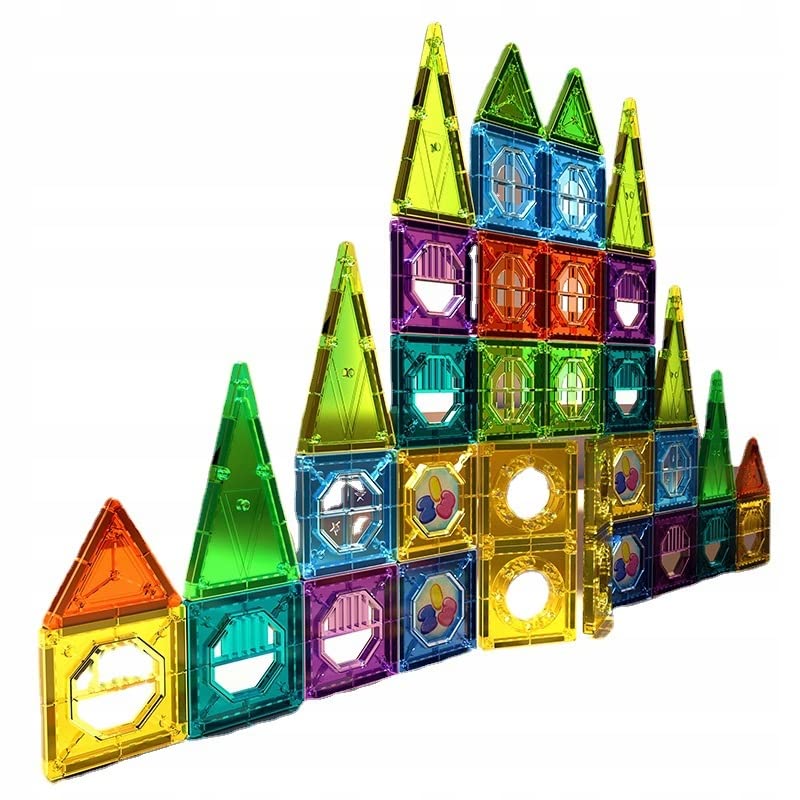 56Pcs Creative Magnetic Building Tiles Block