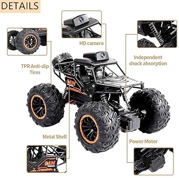RC HD Camera Alloy Climbing Off-Road Vehicle