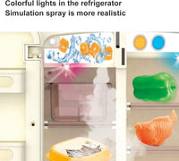 39Pcs Multi-functional Pretend Fridge With Spray
