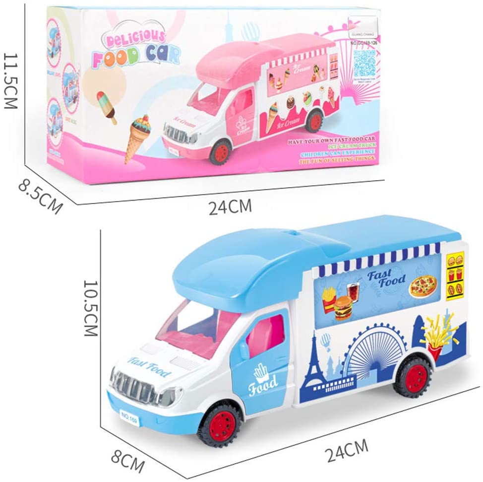Electric Ice Cream Dining Car - Light & Music
