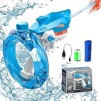Electric Shark Continuous Water Firing Gun