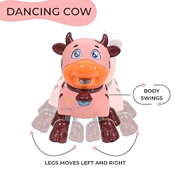 Electric Dancing Cow With Light & Music