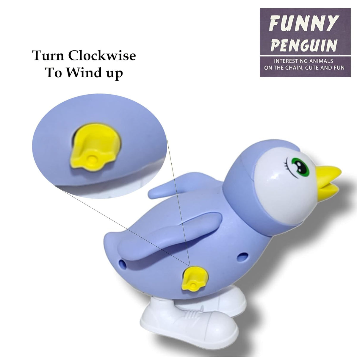 1Pc Wind-up Small Penguin Toy