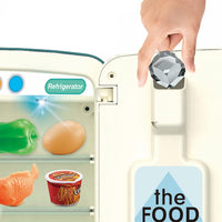 39Pcs Multi-functional Pretend Fridge With Spray
