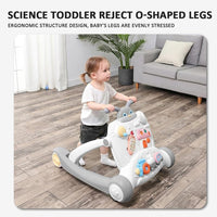 Multi-functional Baby Activity & Musical Walker - Gray
