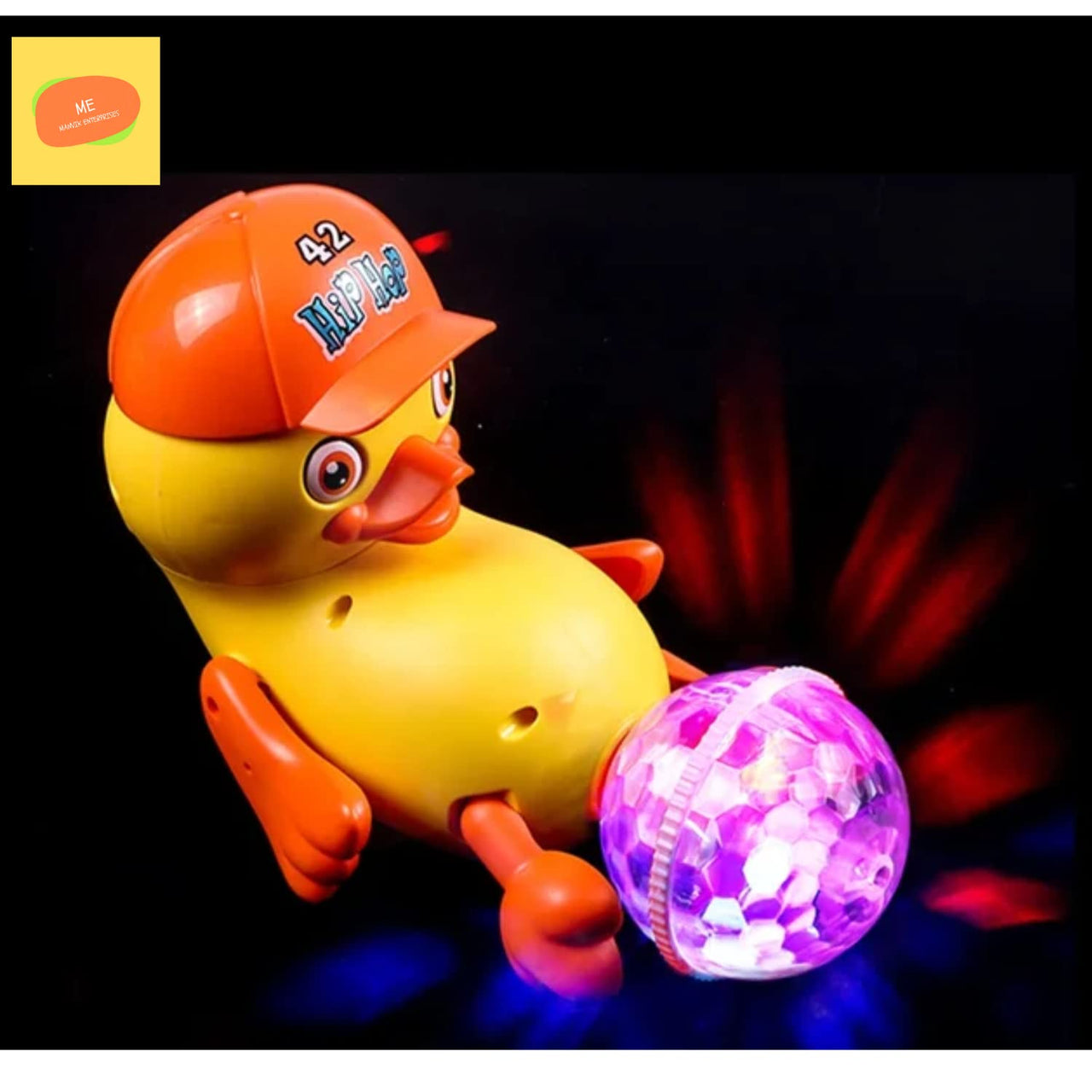 Ball Spinning Stunt Dancing Duck