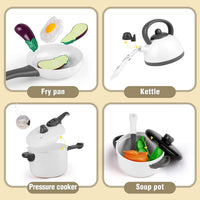 Kids Pretend Kitchen Cooking Toys Set