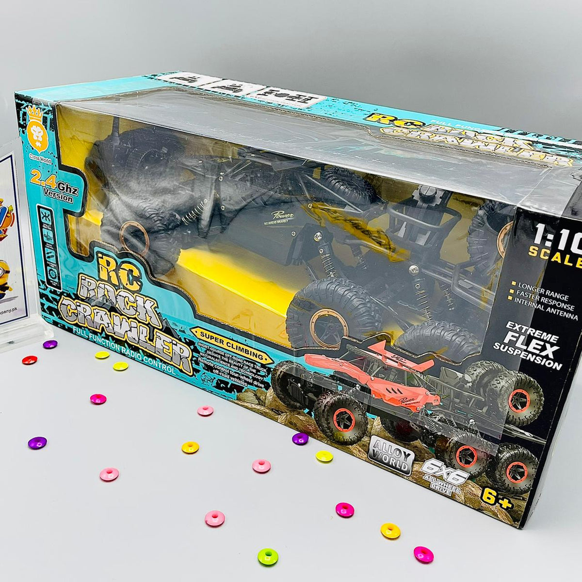 2.4 GHZ RC Metal Body Rock Crawler - 1:10 Scale
