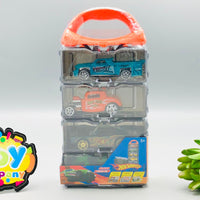 4Pcs Hot Wheel Diecast Cars with Display Racks - Assortment