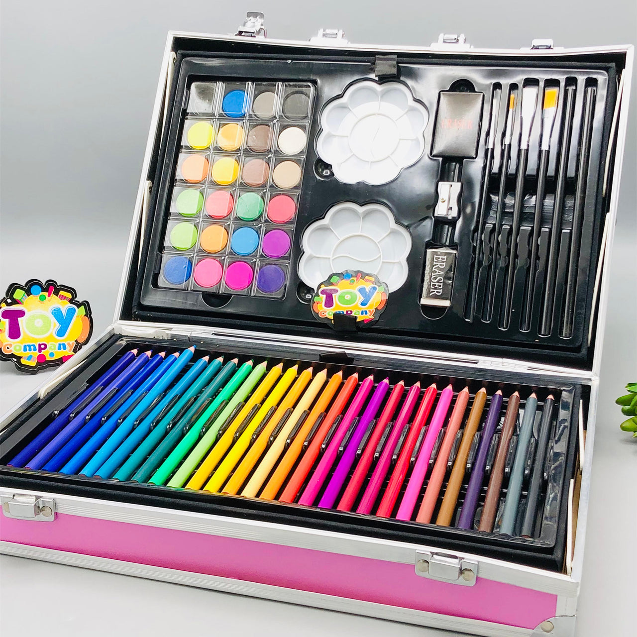 145Pcs Premium Hello Kitty Themed Kids Painting Kit Briefcase