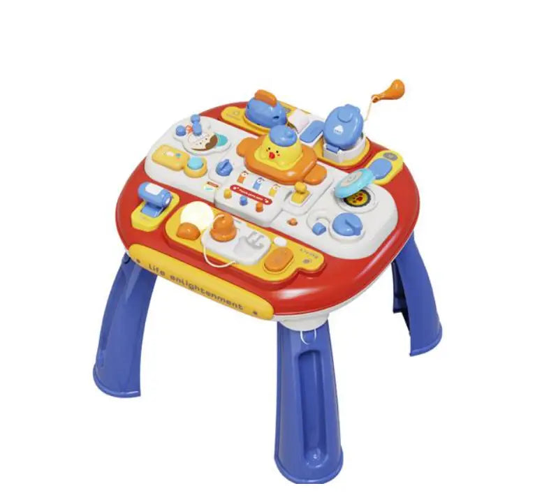 Multi-functional Toddlers Puzzle Activity Table