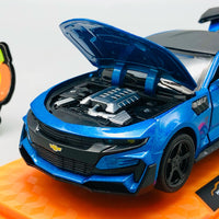 1:32 Diecast Chevrolet Camaro With Acrylic Display Box - Blue