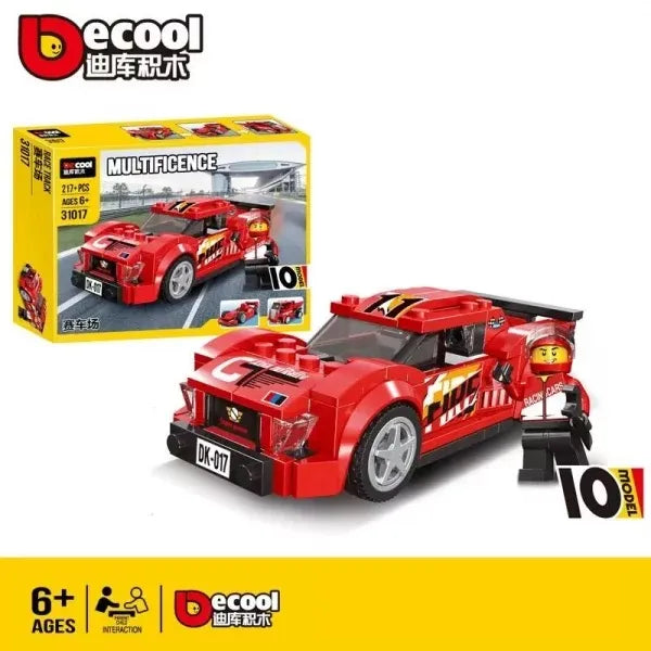DIY Racing Model Bricks Set - 217+Pcs