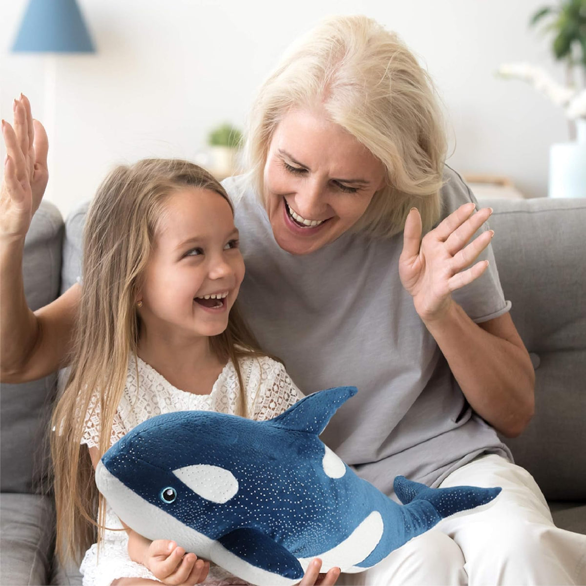 14* Inches Cute Whale Stuff Toy