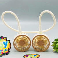 Rechargeable Simple & Stylish Three Speed Neck Fan