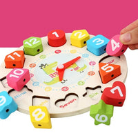 Thumbnail for Wooden Montessori Seton Clock Puzzle