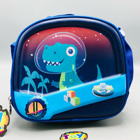 2in1 Dino Premium Kids Lunch Bag & Pencil Case