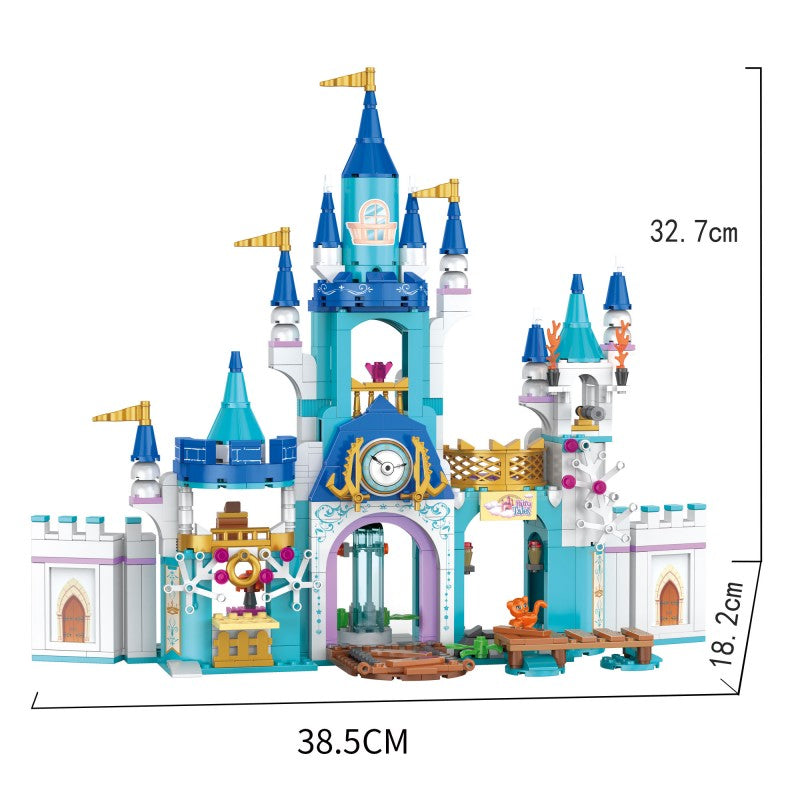 644pcs Princess Fairytale Dream Castle Building Block