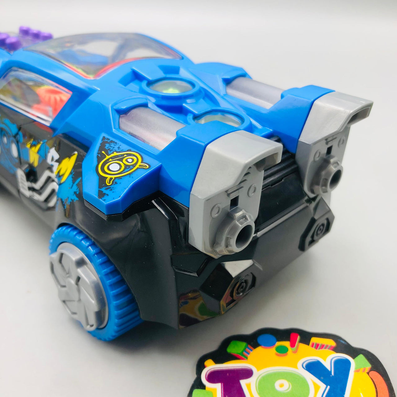 Electric Transparent Gear Musical Car With Smoke