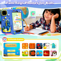 Kids High Quality Dual Camera Digital Touch Phone - Dinosaur