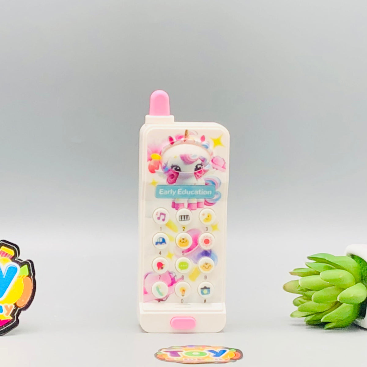 1Pc Kids Unicorn Musical Mobile Phone