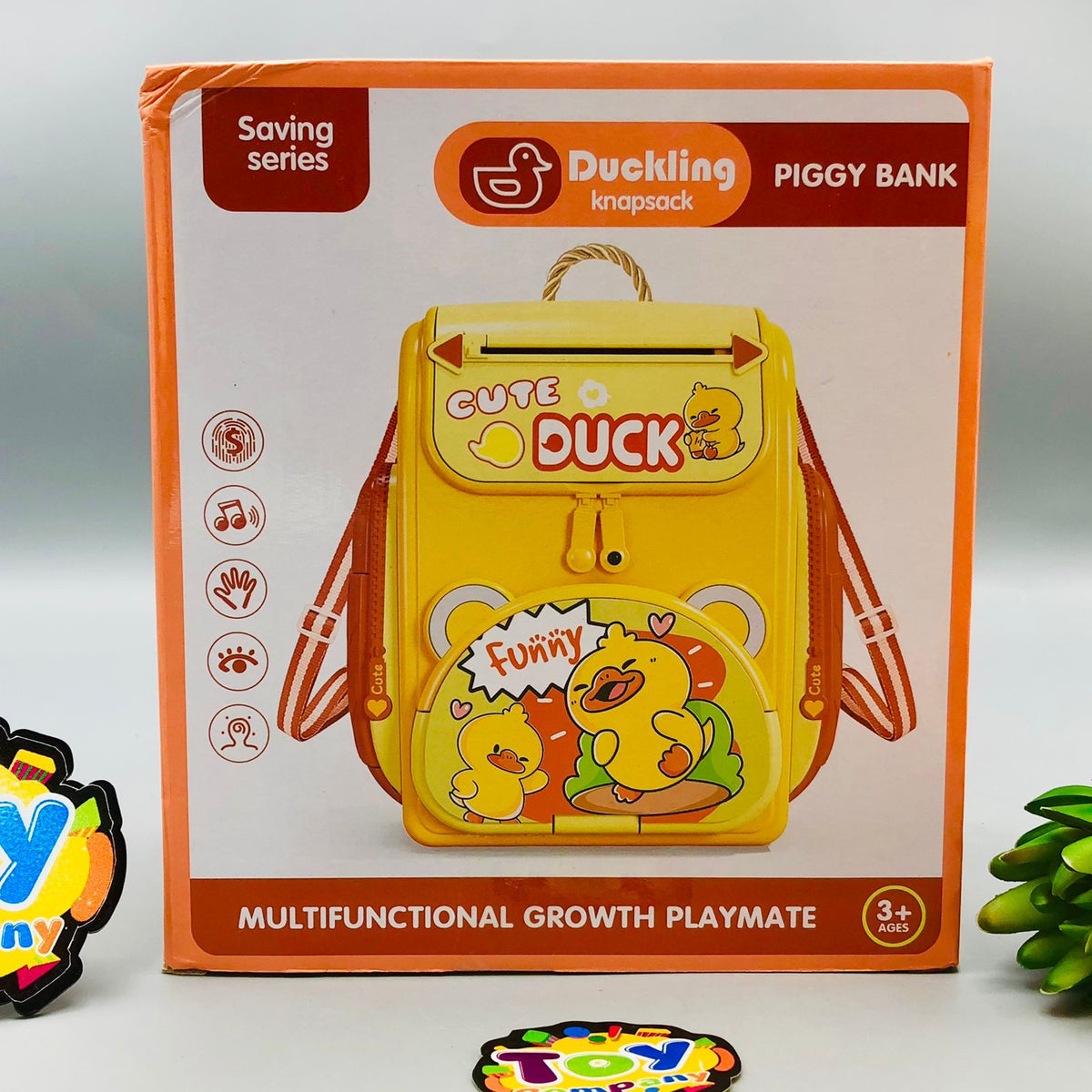 Duckling Multi-functional Knapsack Piggy Bank