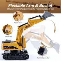 1:22 Remote Control Excavator With Lights
