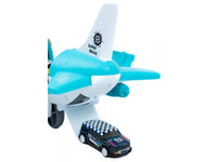 ABS Inertial Aircraft Toy With 4Pcs Vehicles