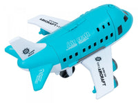 ABS Inertial Aircraft Toy With 4Pcs Vehicles